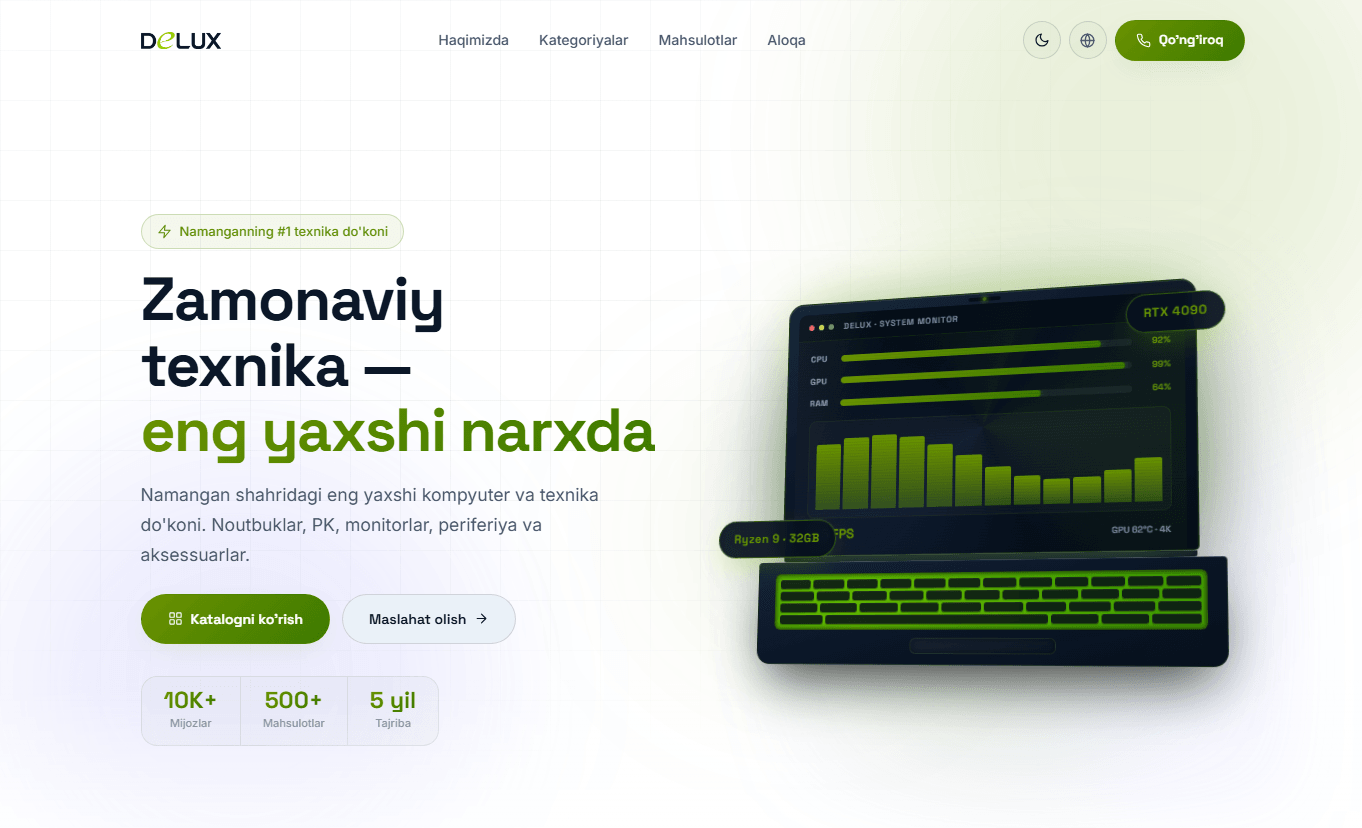 DeluxPC — kompyuter do'koni katalogi